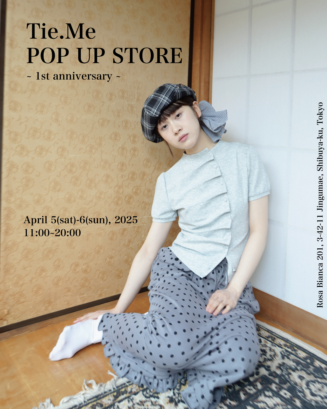 Tie.Me 1周年記念POPUP開催のお知らせ₊·꒰ა ♱ ໒꒱ ‧₊˚