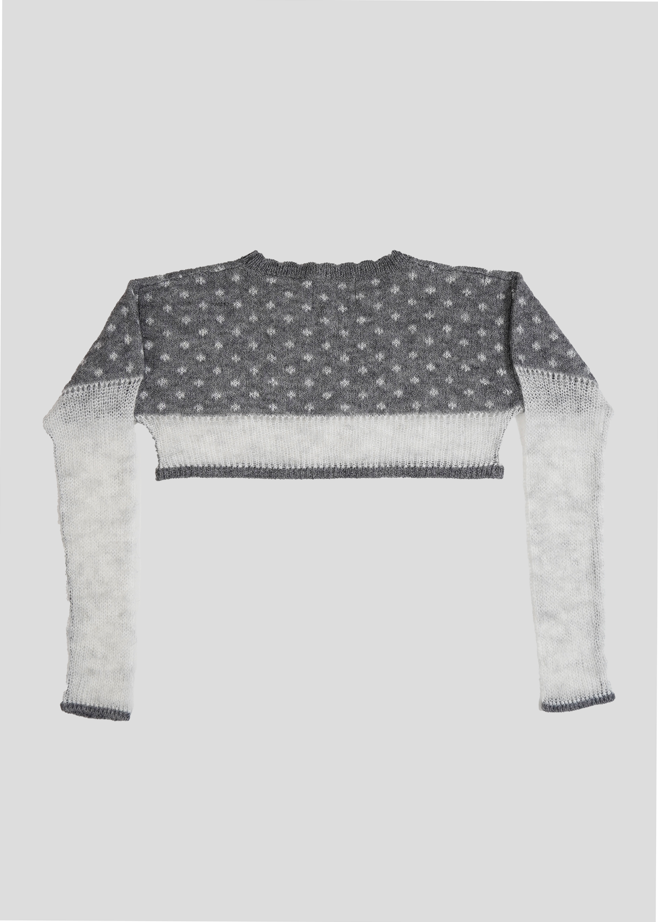 color dot short knit