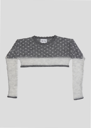 color dot short knit