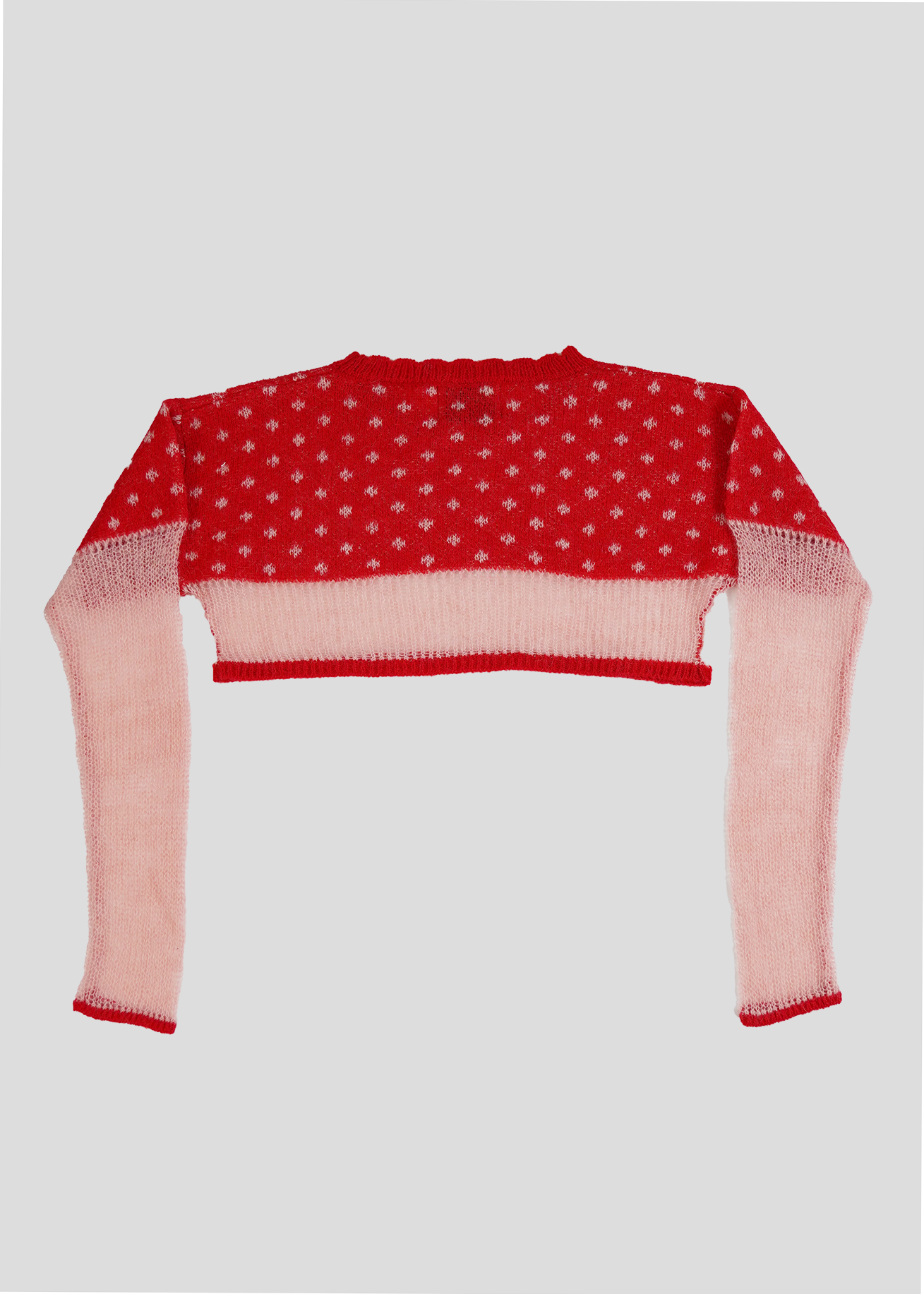 color dot short knit
