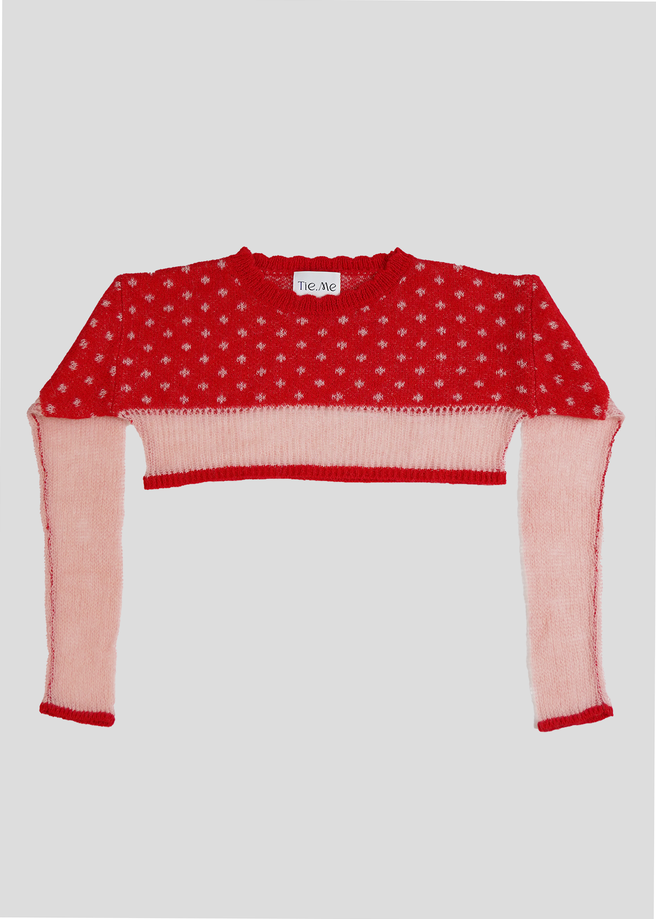 color dot short knit