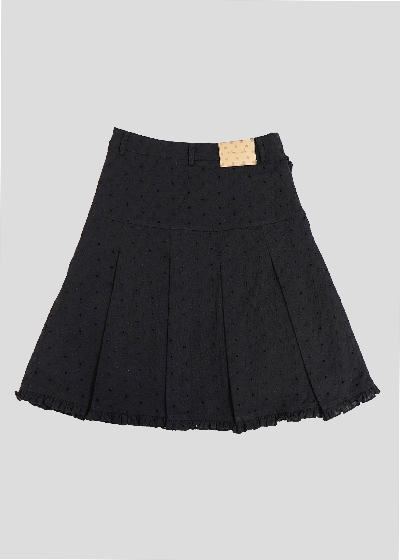pleated cargo floral skirt
