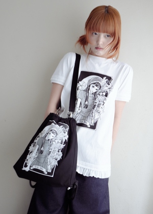 須藤はる奈×Tie.Meコラボ 百合刺繍3Way Bag
