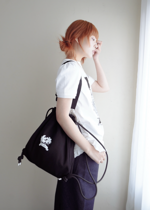 須藤はる奈×Tie.Meコラボ 百合刺繍3Way Bag