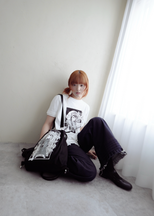須藤はる奈×Tie.Meコラボ 百合刺繍3Way Bag