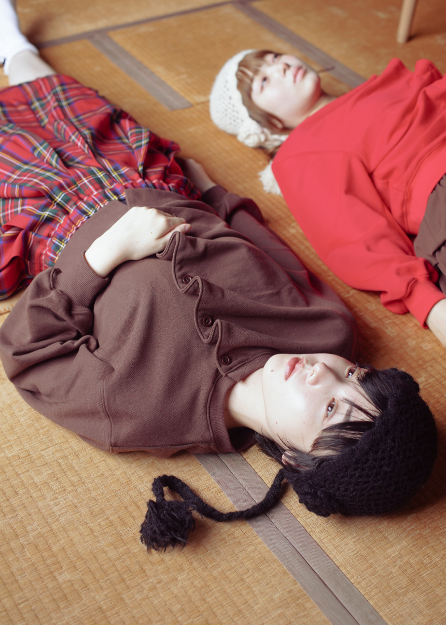 handmade rose beanie