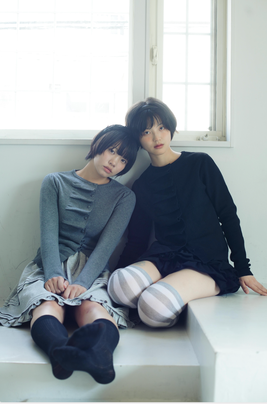 button up knit-boxy fit