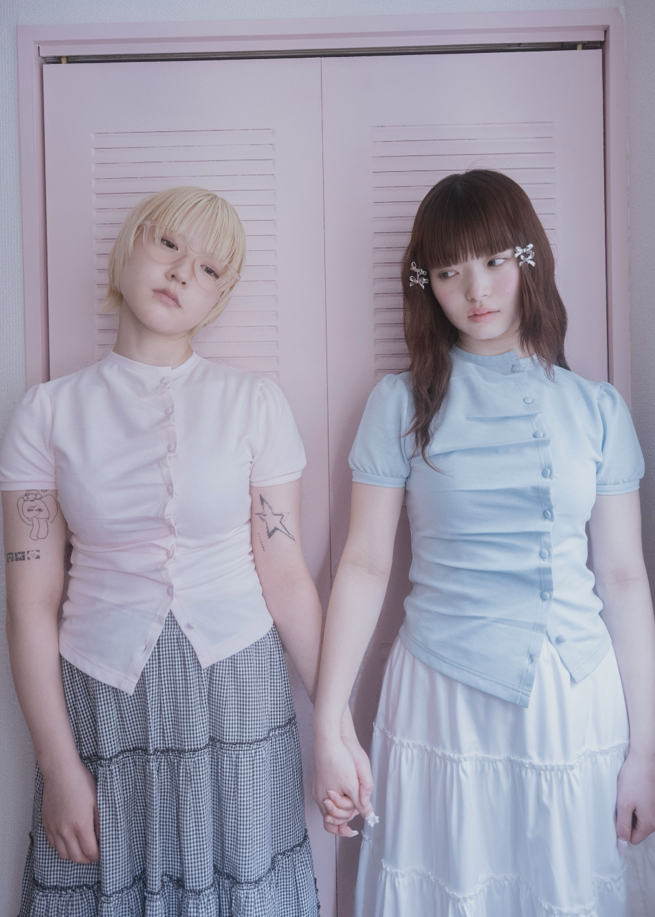 トップス Tie.Me button up T-shirt button up T-shirt – Tie.Me