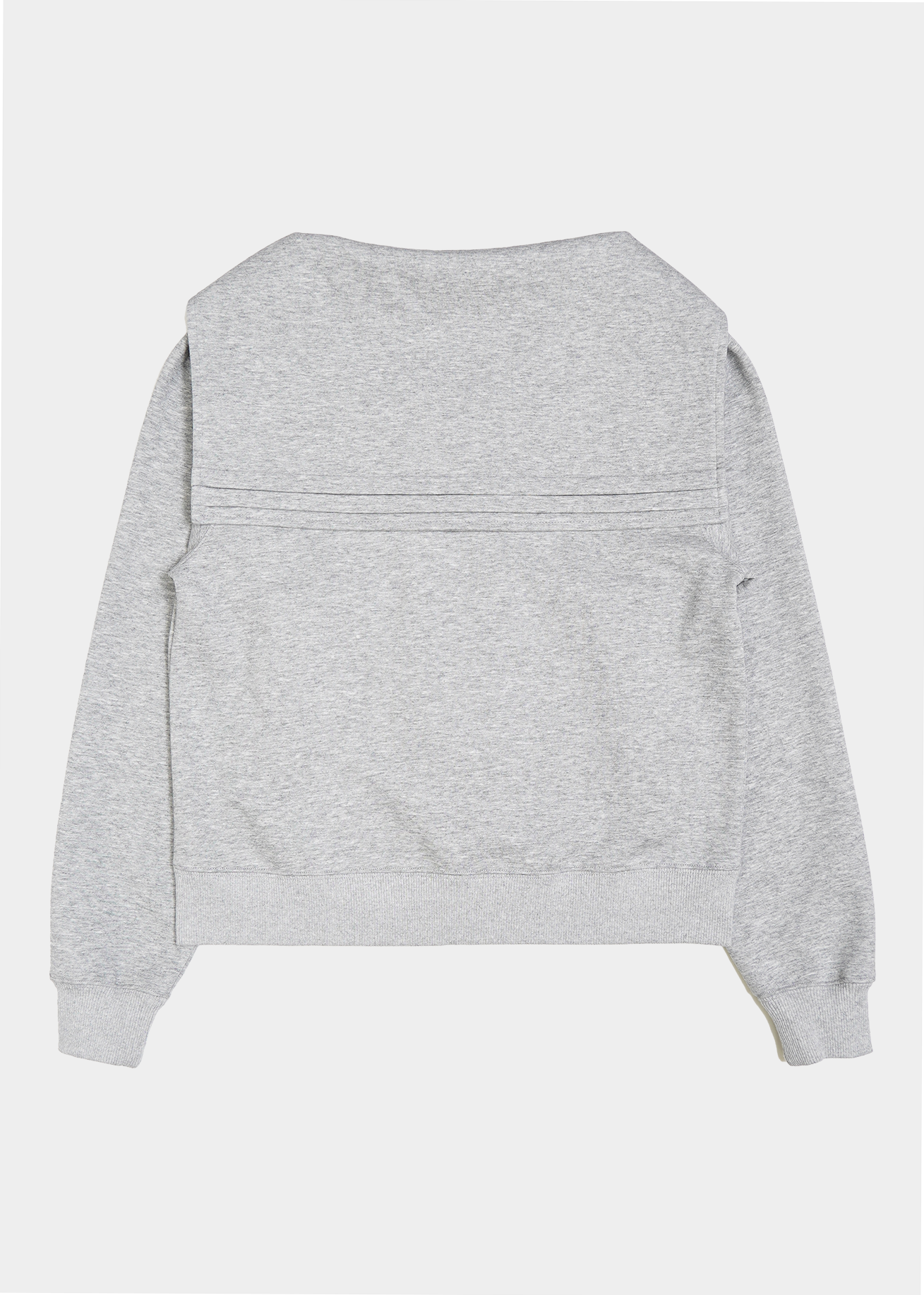 sailor collar frill zip hoodie