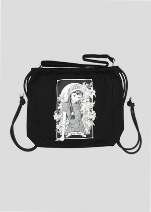 須藤はる奈×Tie.Meコラボ 百合刺繍3Way Bag