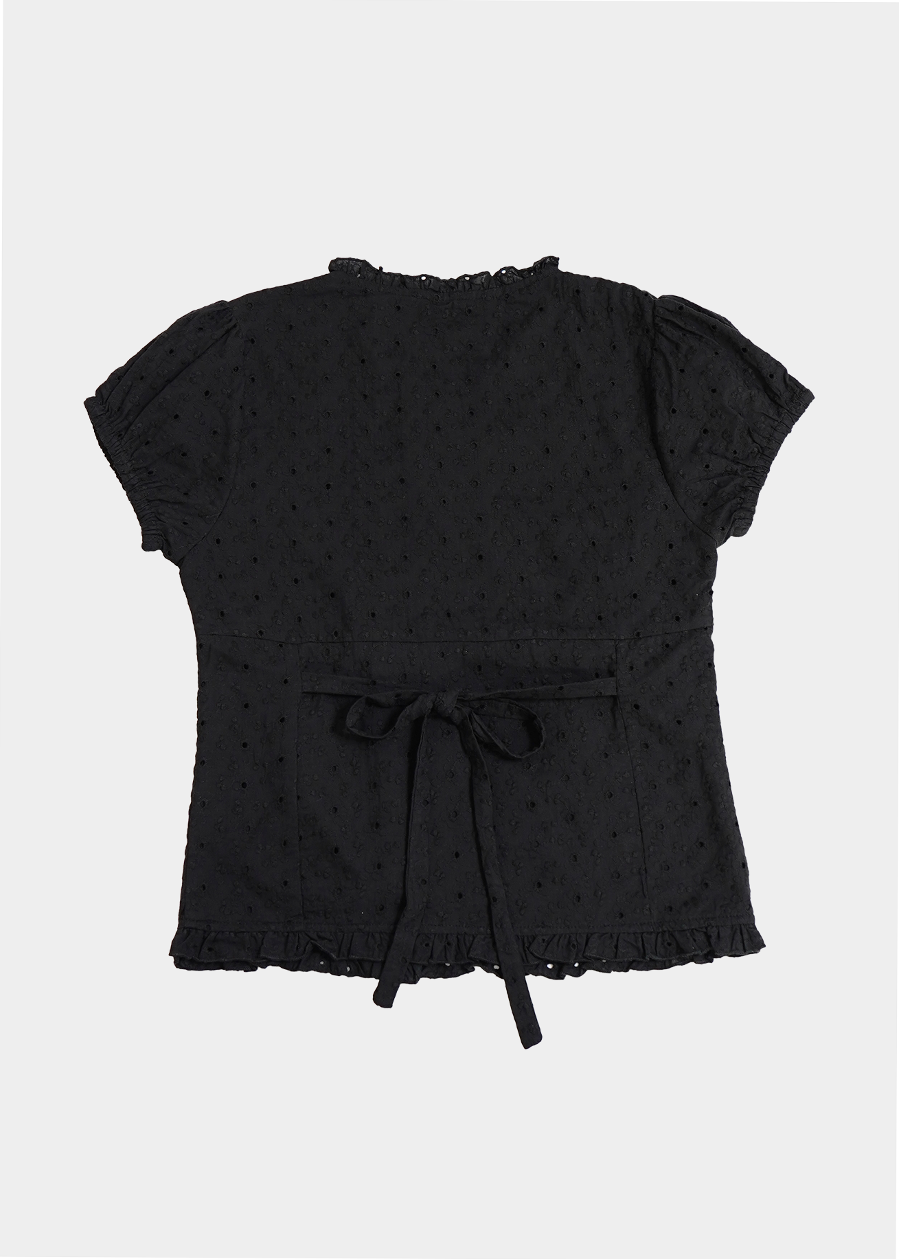 button up flora blouse