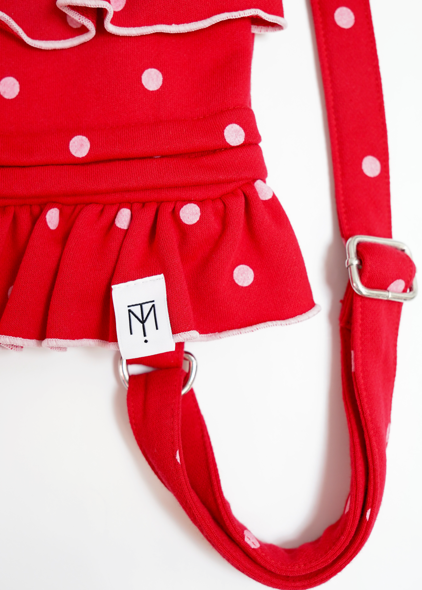 dot frill knapsack