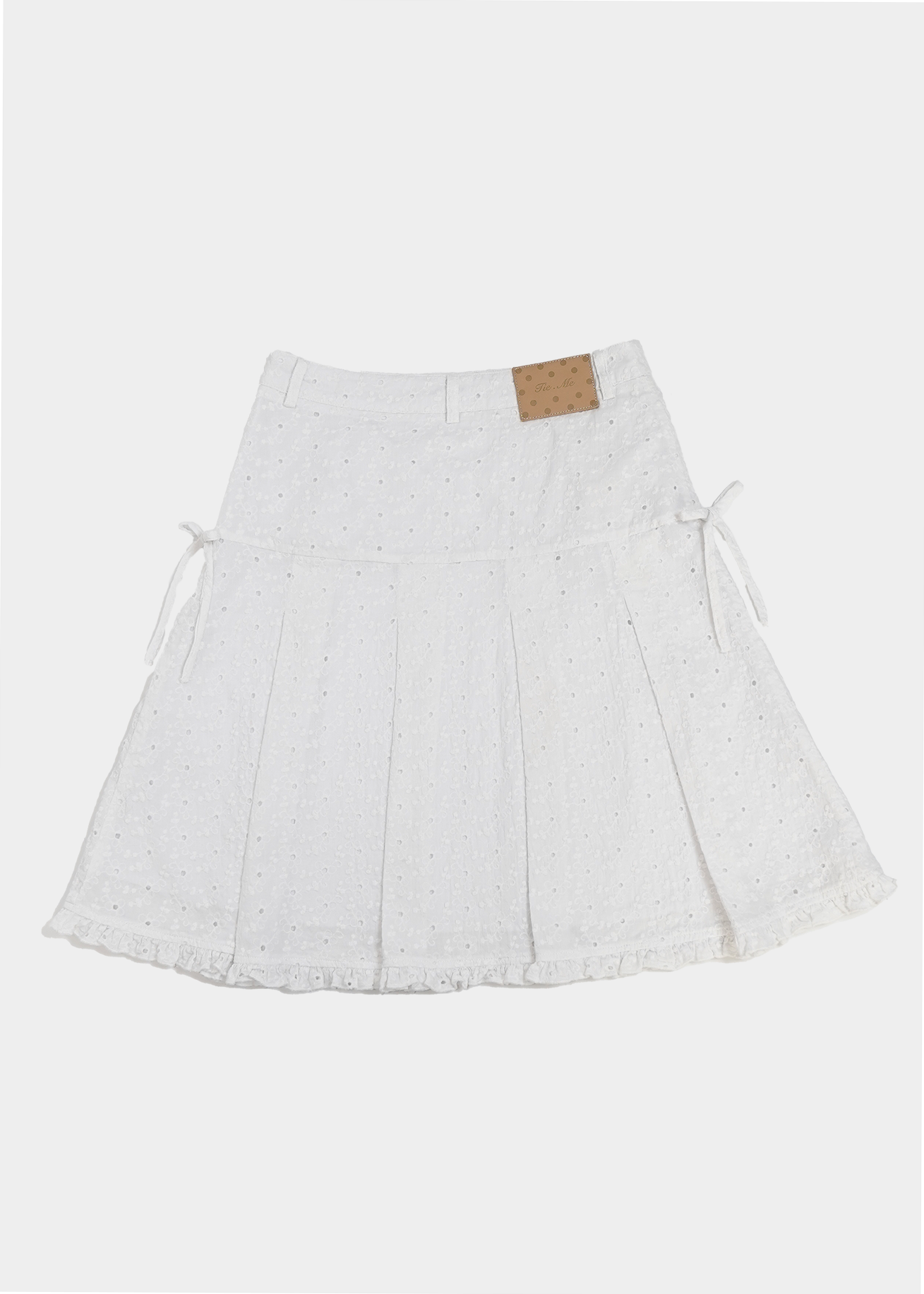 pleated cargo floral skirt