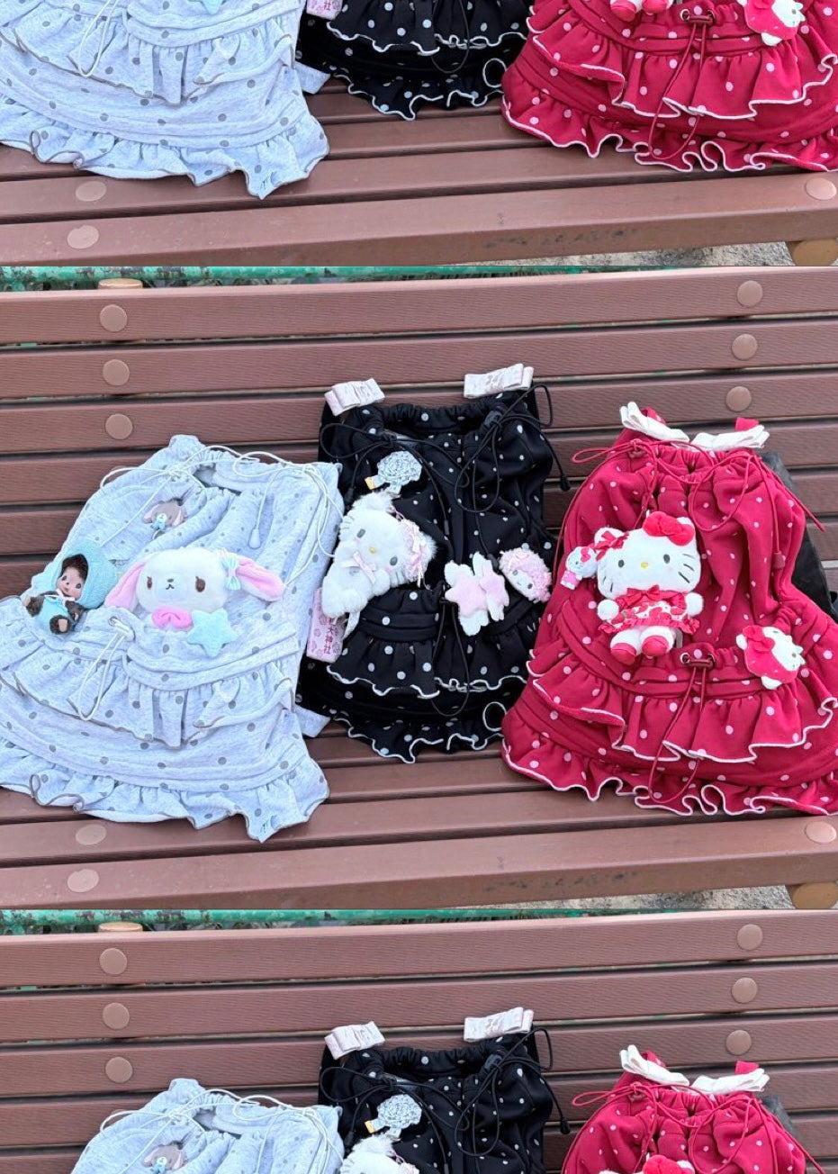 Tie.Me Flowerwafflefrill ナップサック 予約販売】dot frill knapsack – Tie.Me