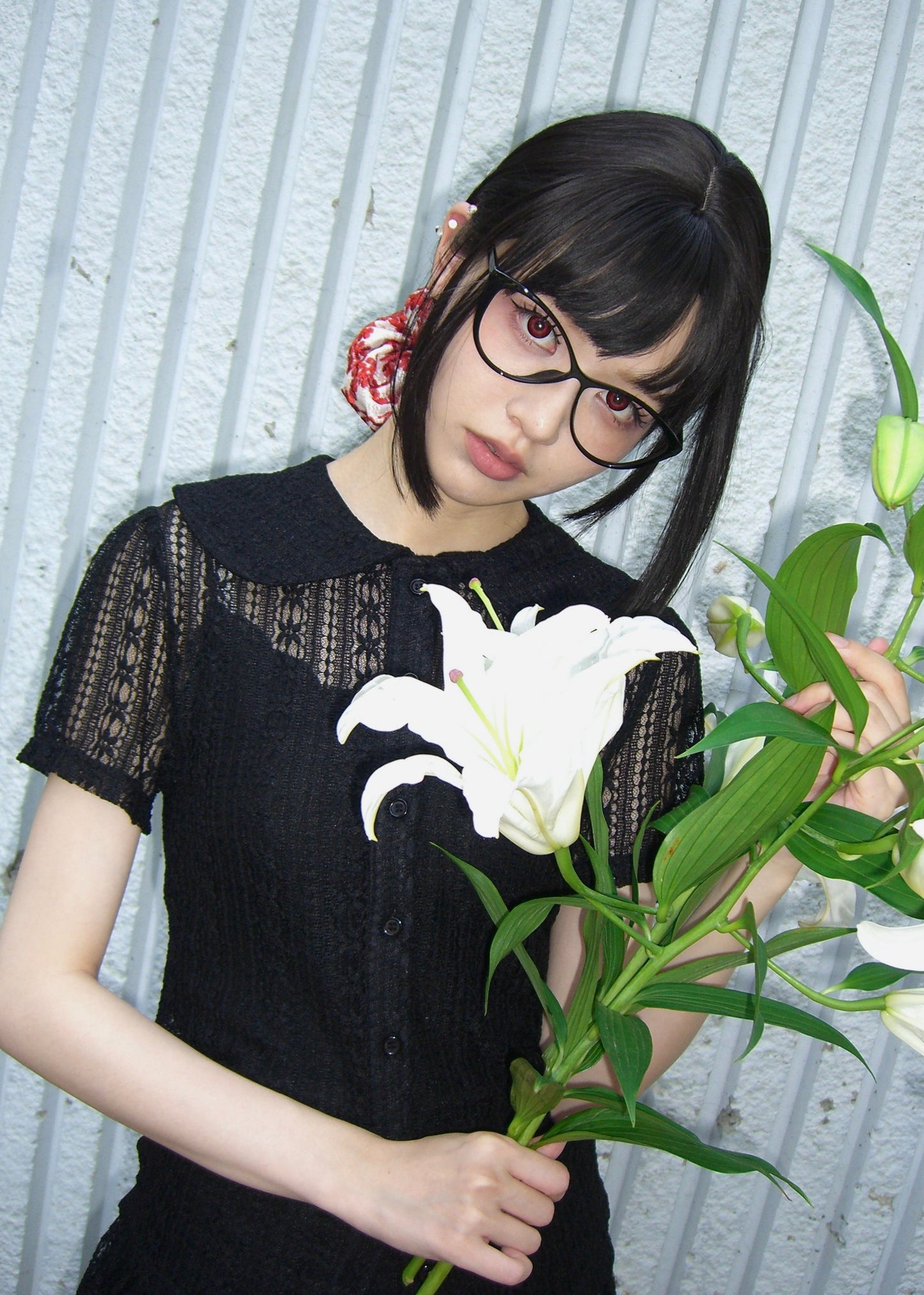 「want to be with lace」blouse