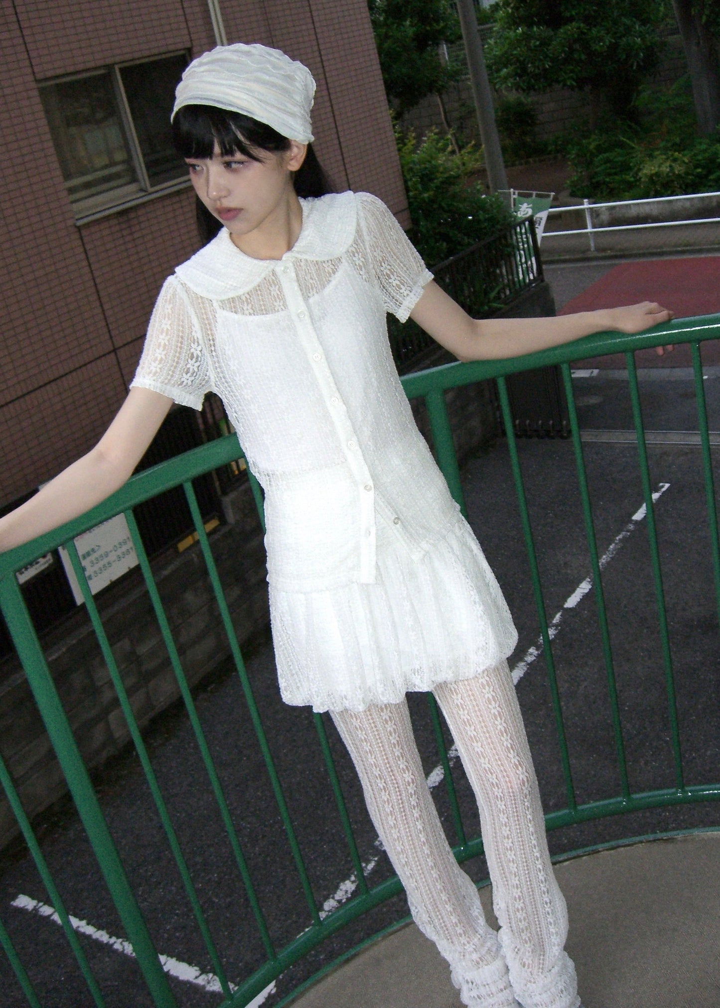 「want to be with lace」blouse