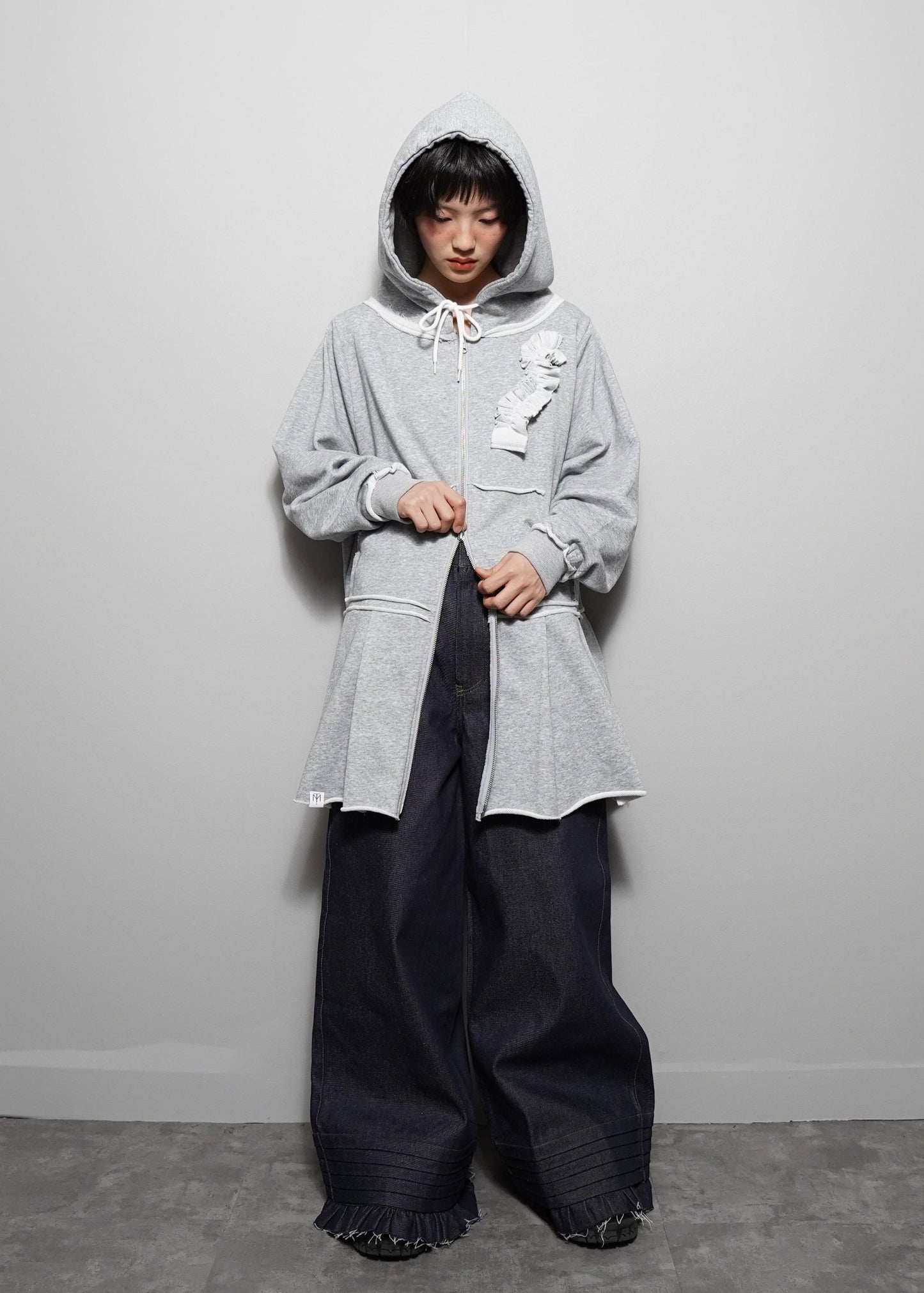 【新色&再入荷】double-zip pleated one-piece