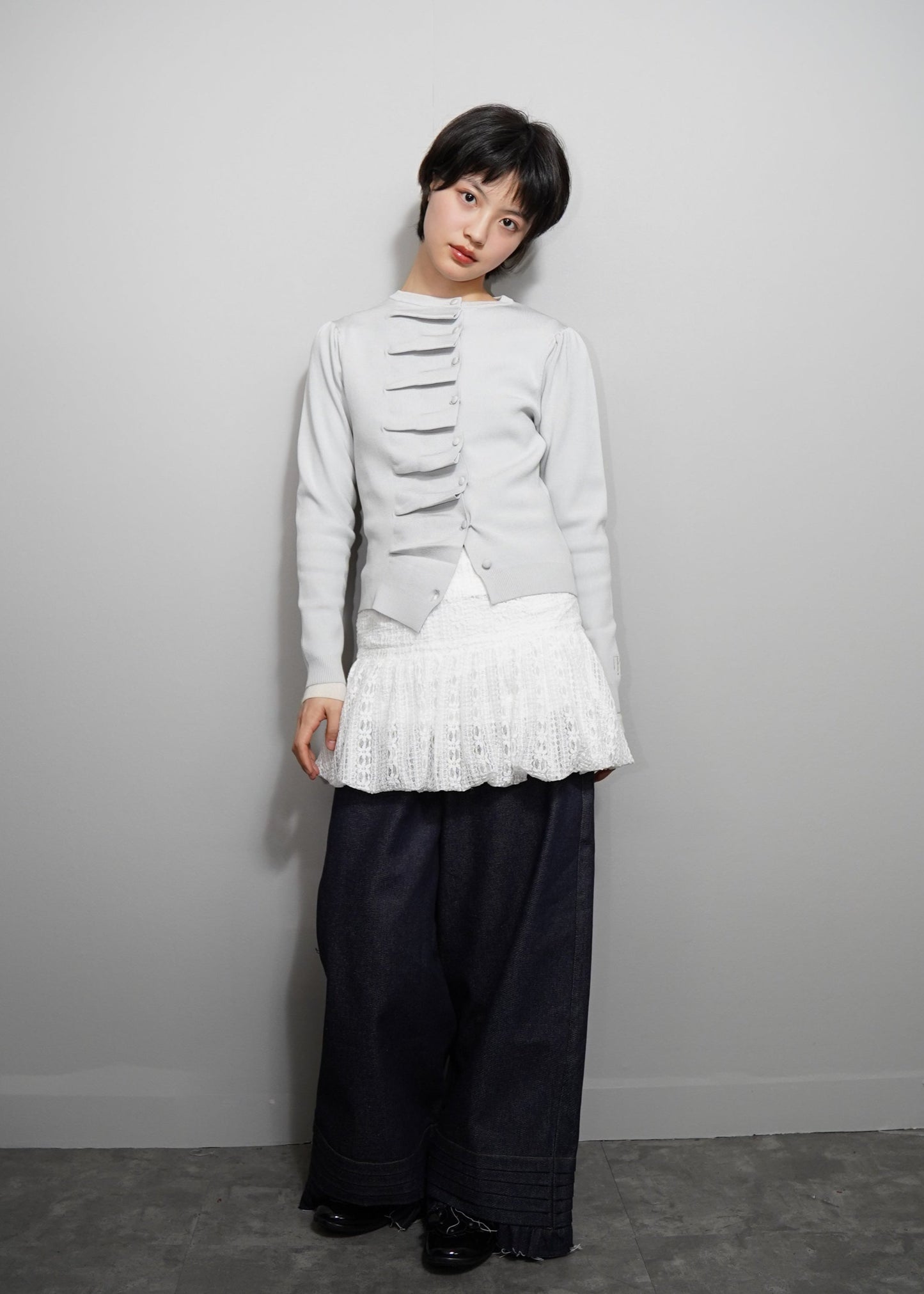 button up knit