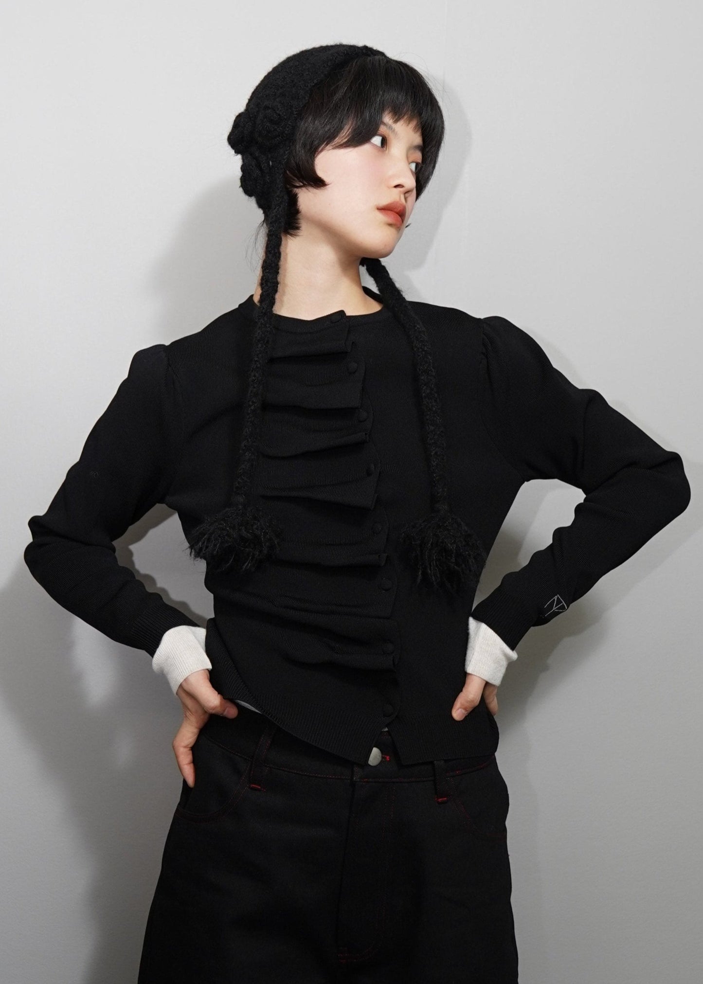 button up knit