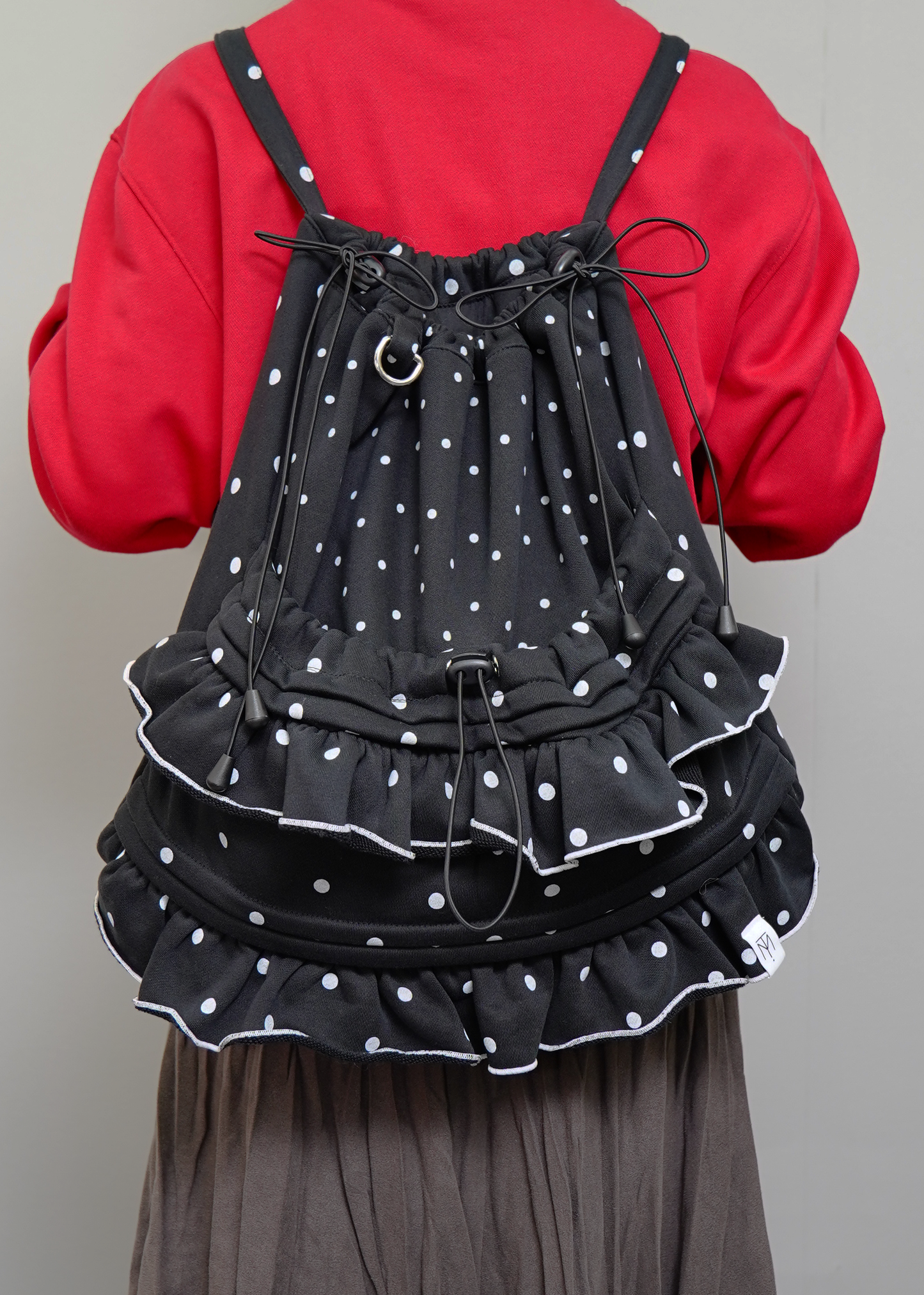 dot frill knapsack