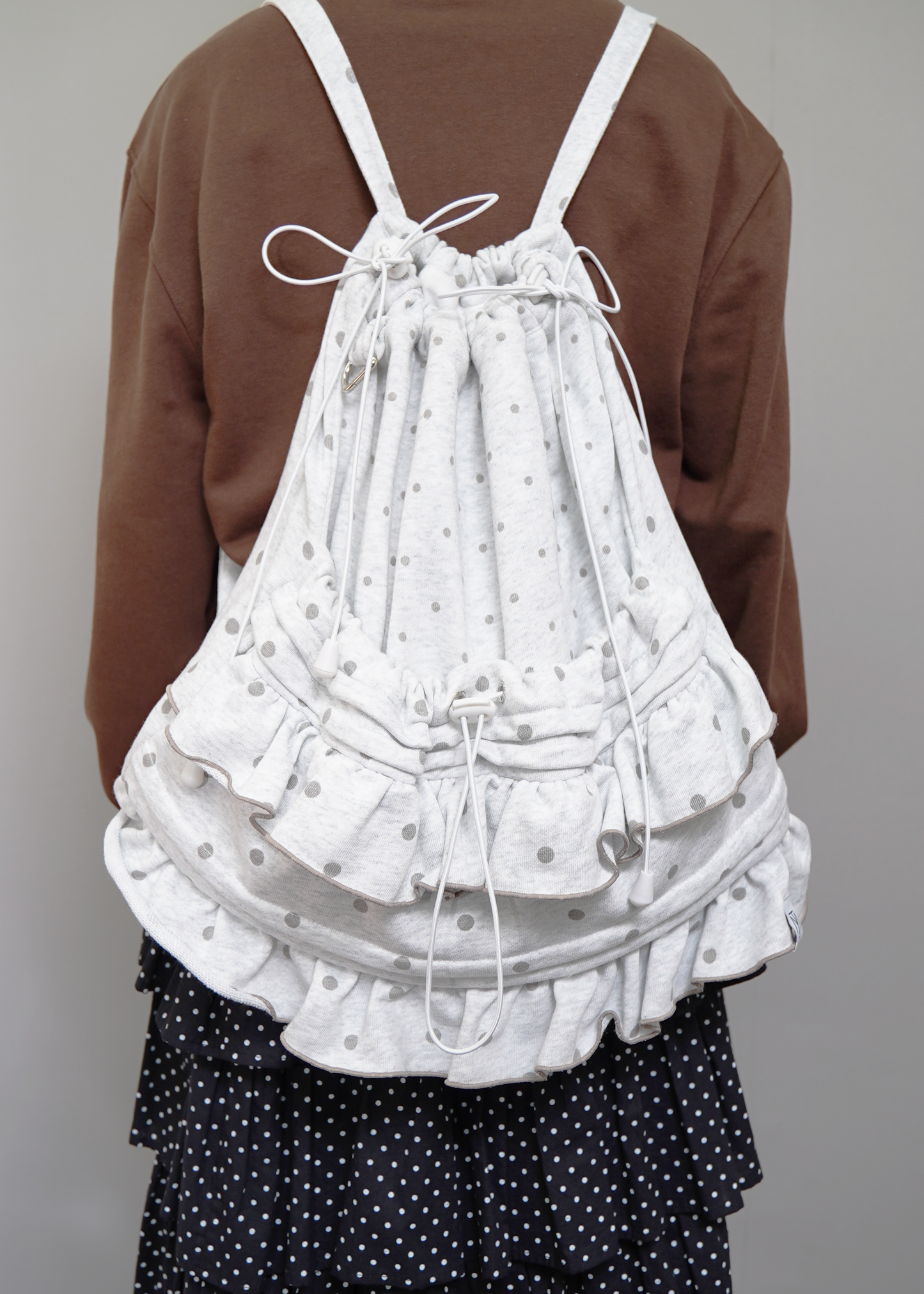 dot frill knapsack