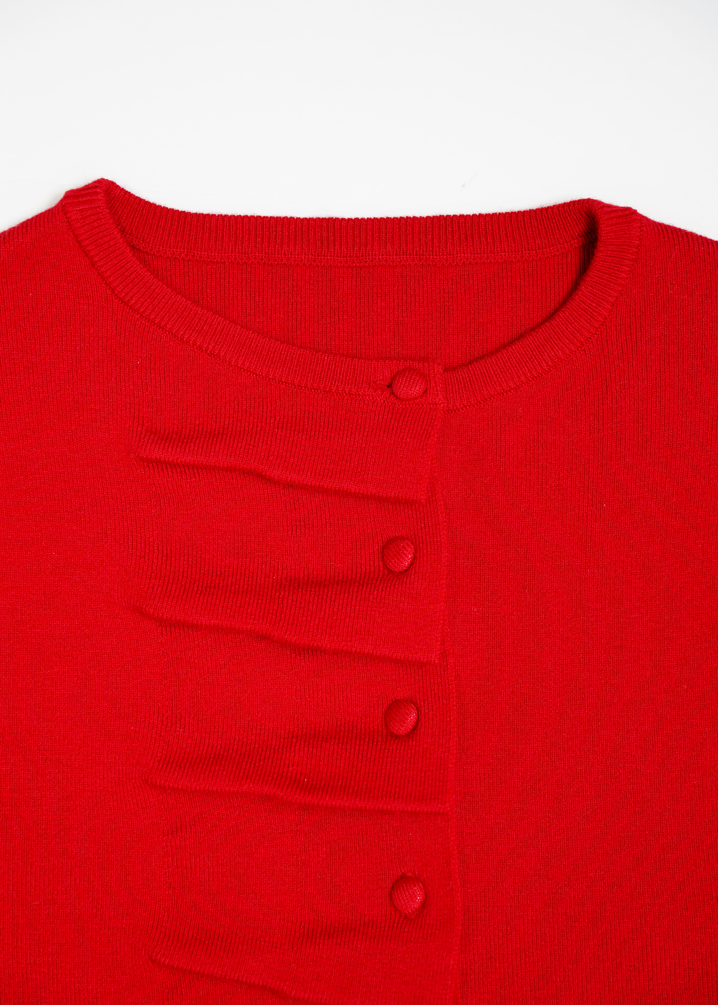 button up knit-slim fit