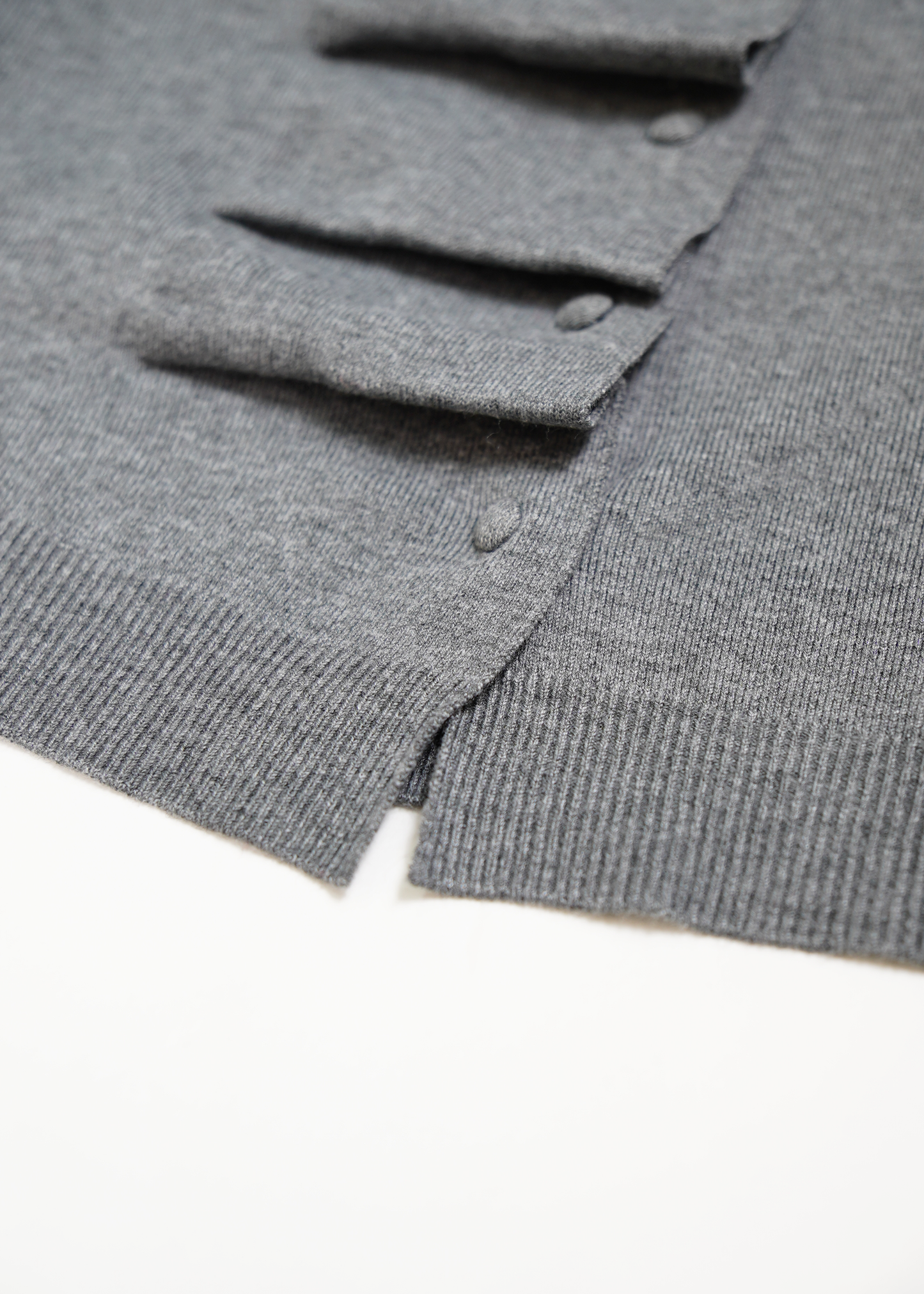 button up knit-slim fit