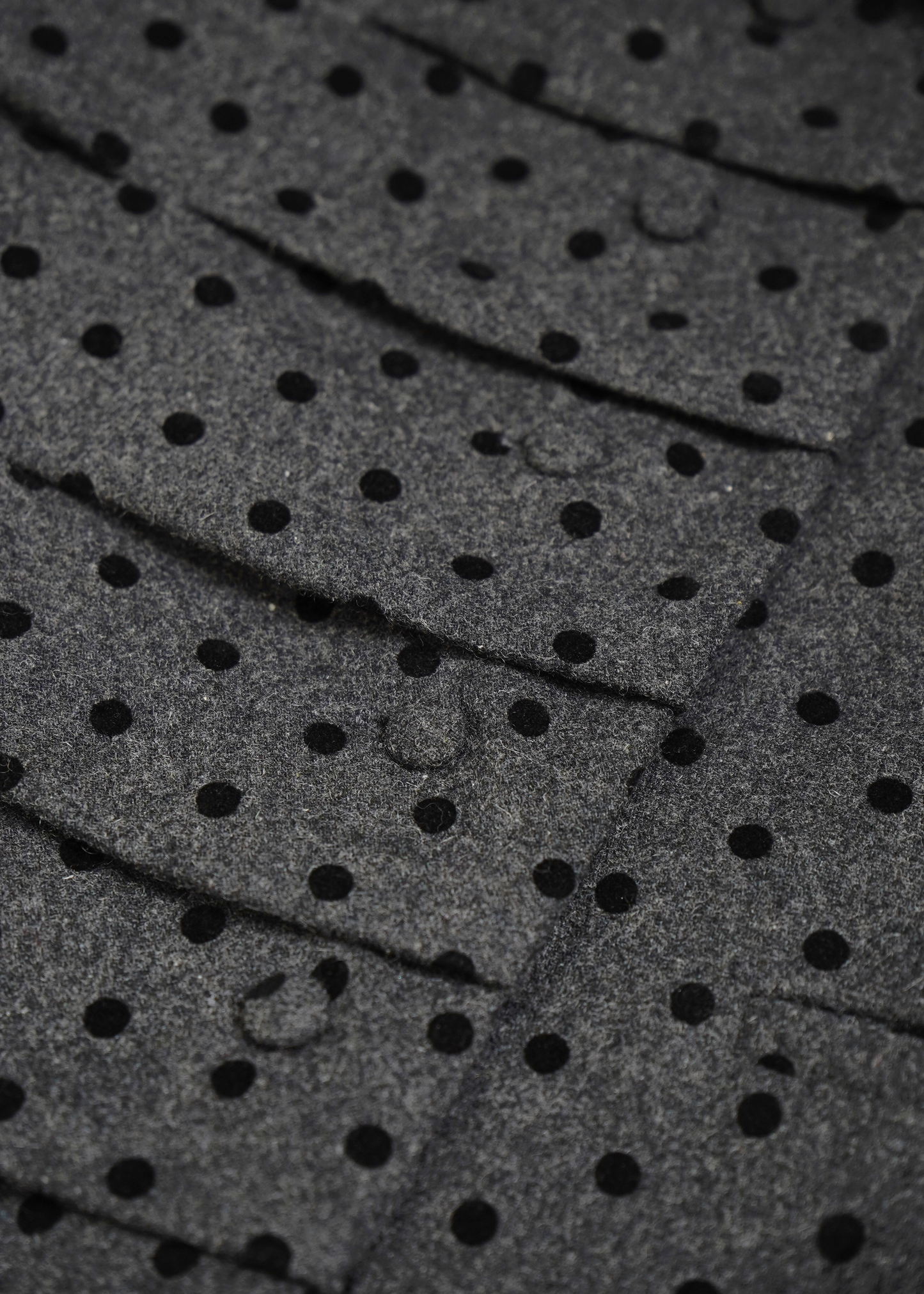 button up wool jacket-DOT