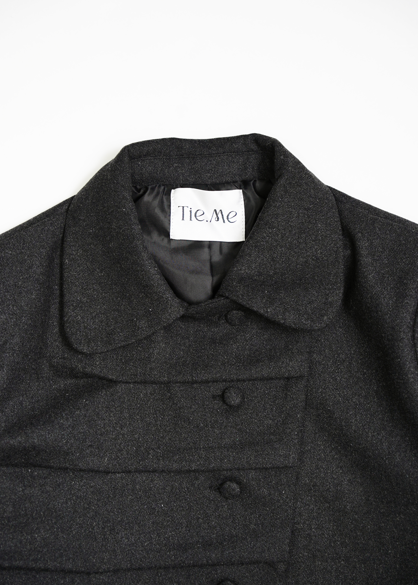 button up wool jacket