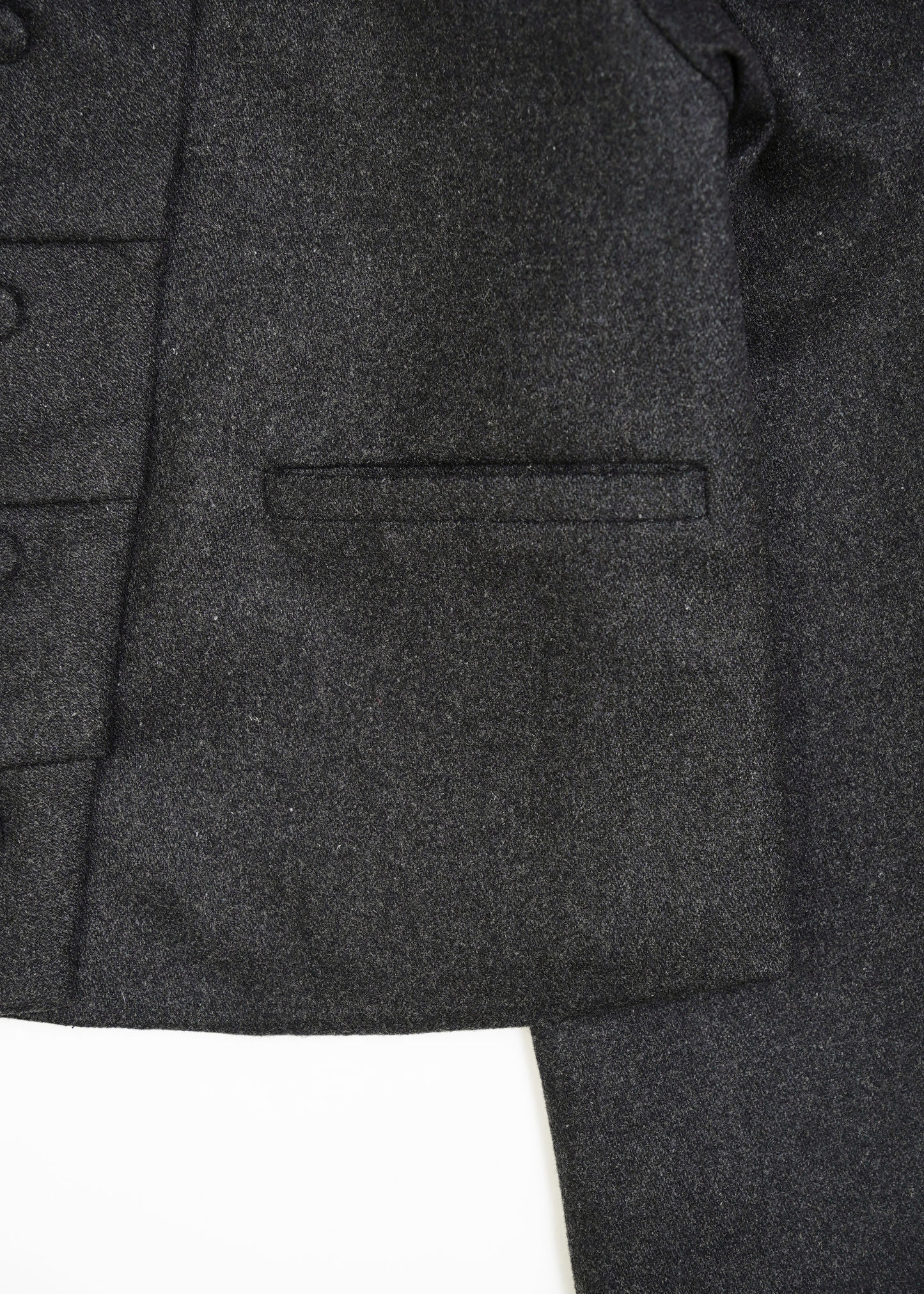 button up wool jacket