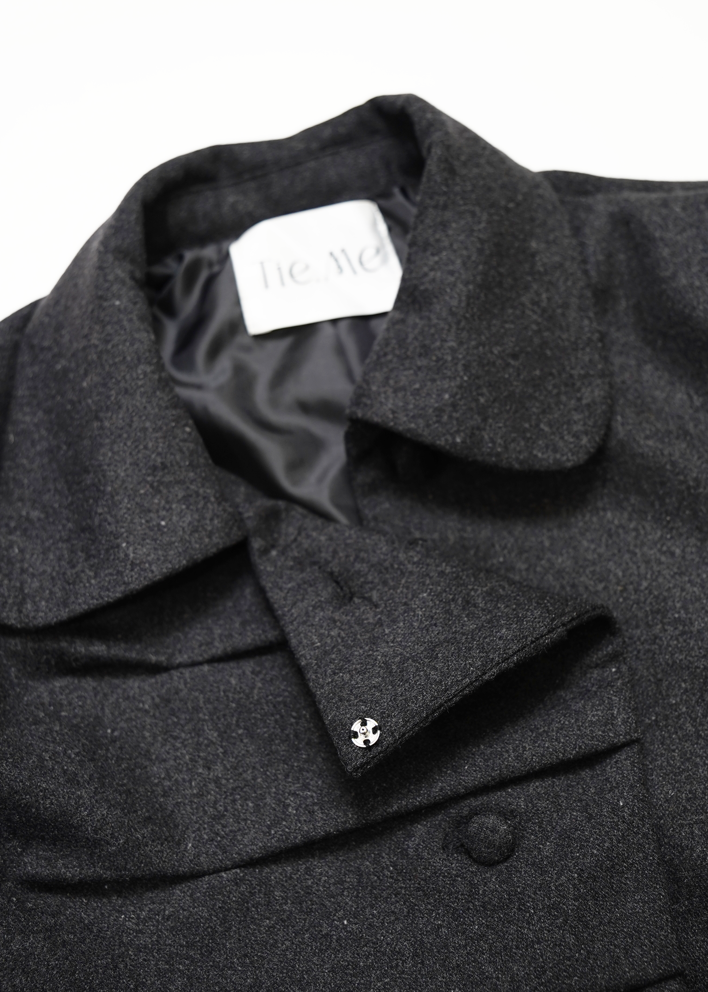 button up wool jacket