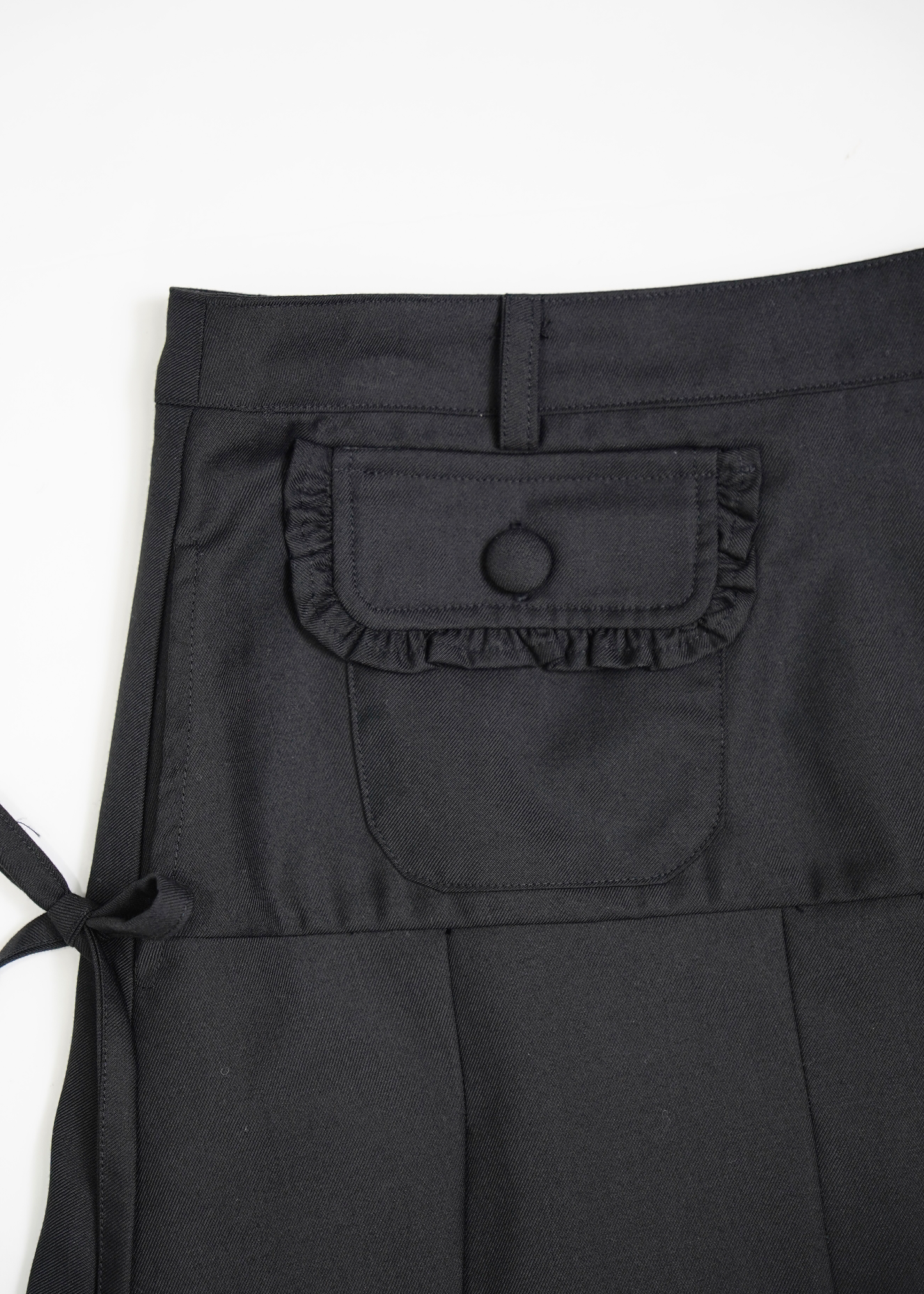 pleated cargo skirt