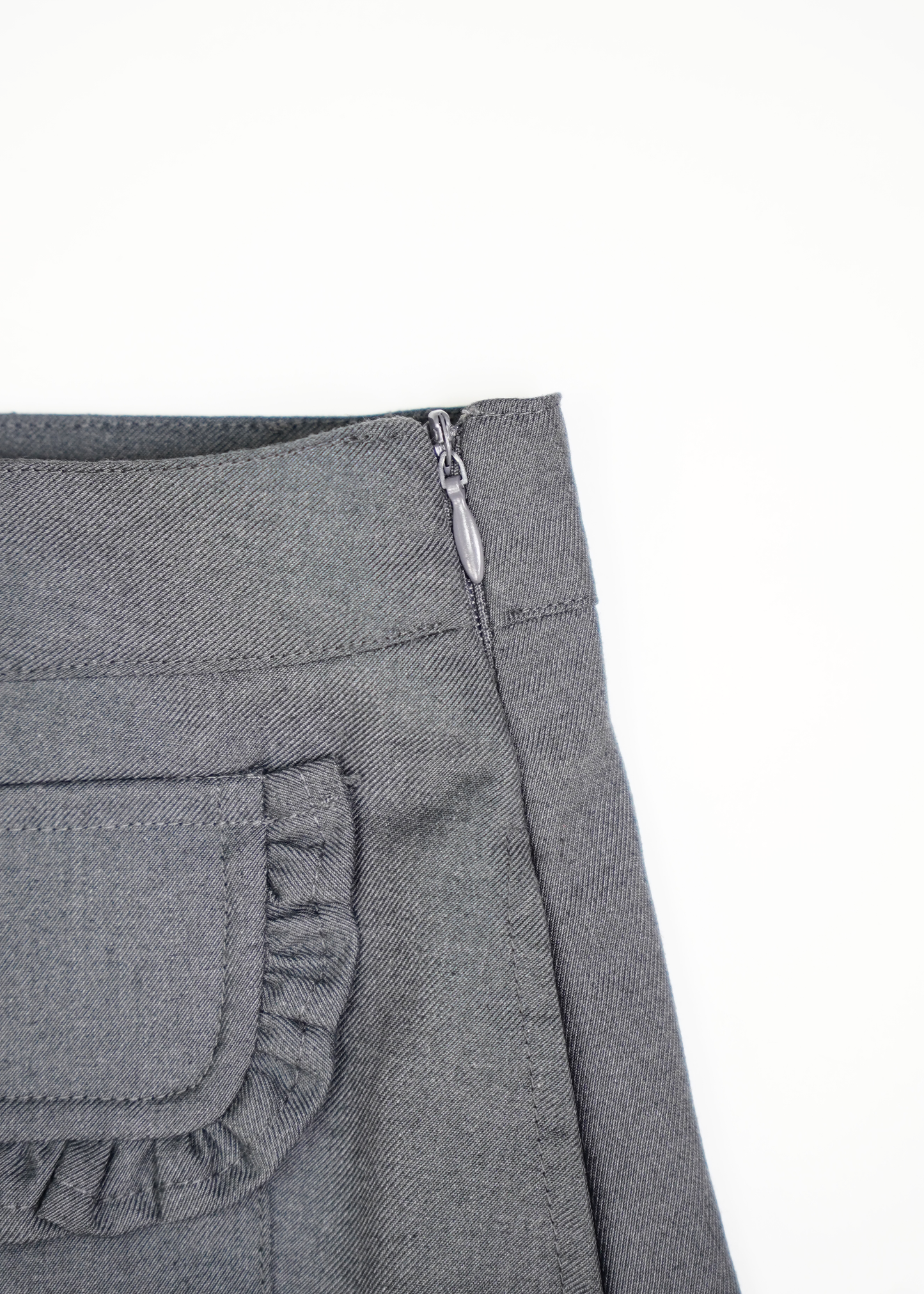 pleated cargo skirt