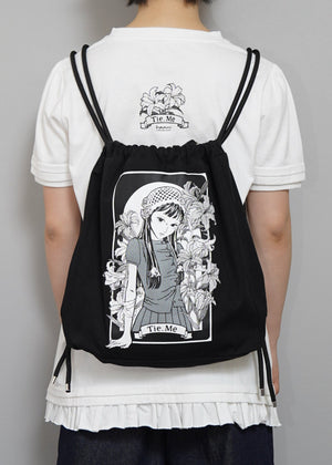 須藤はる奈×Tie.Meコラボ 百合刺繍3Way Bag