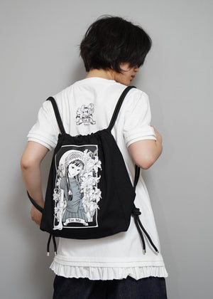 須藤はる奈×Tie.Meコラボ 百合刺繍3Way Bag