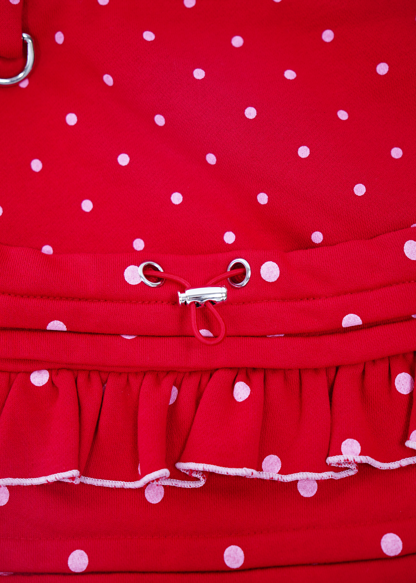 dot frill 2-way tote bag