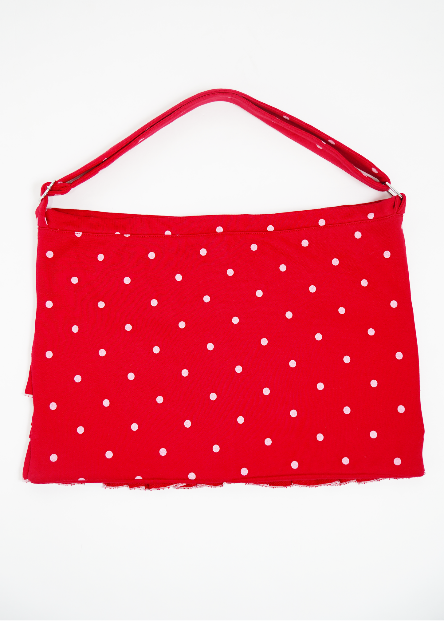 dot frill 2-way tote bag