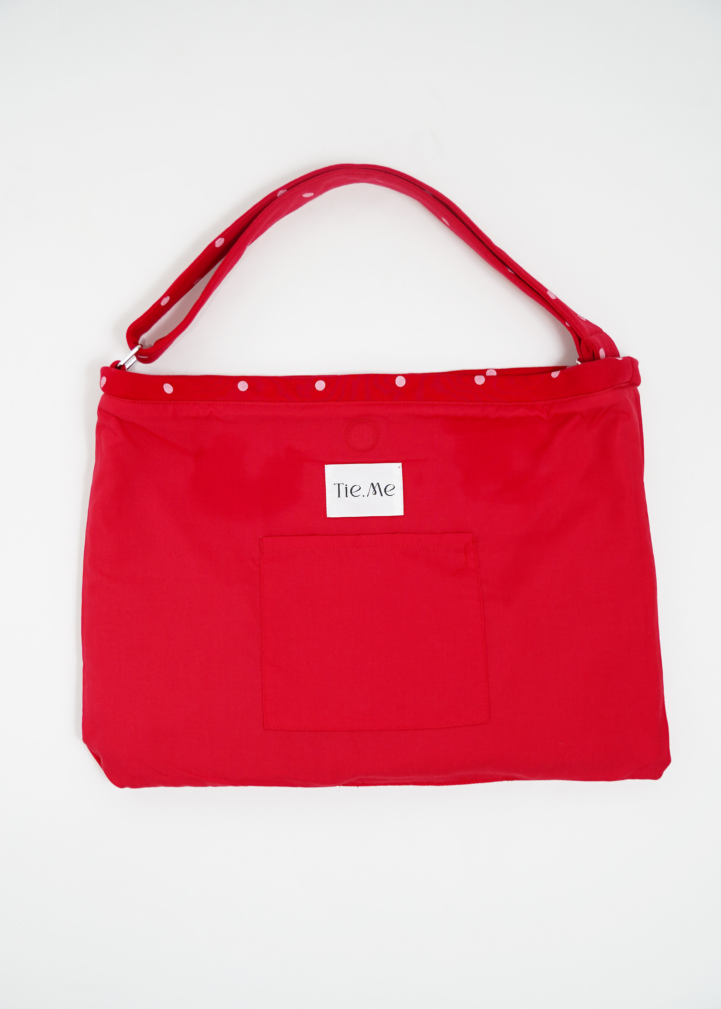 dot frill 2-way tote bag