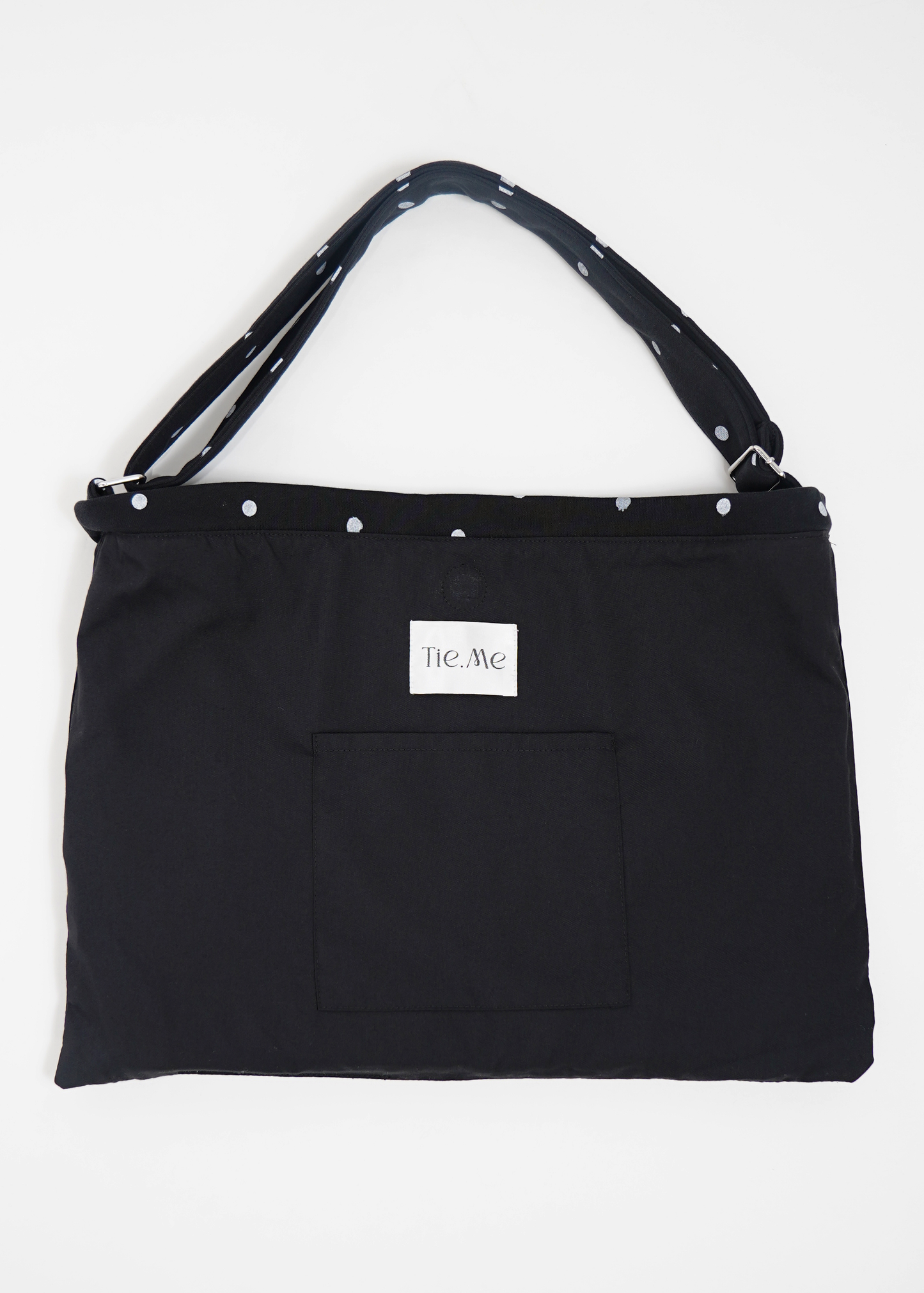 dot frill 2-way tote bag