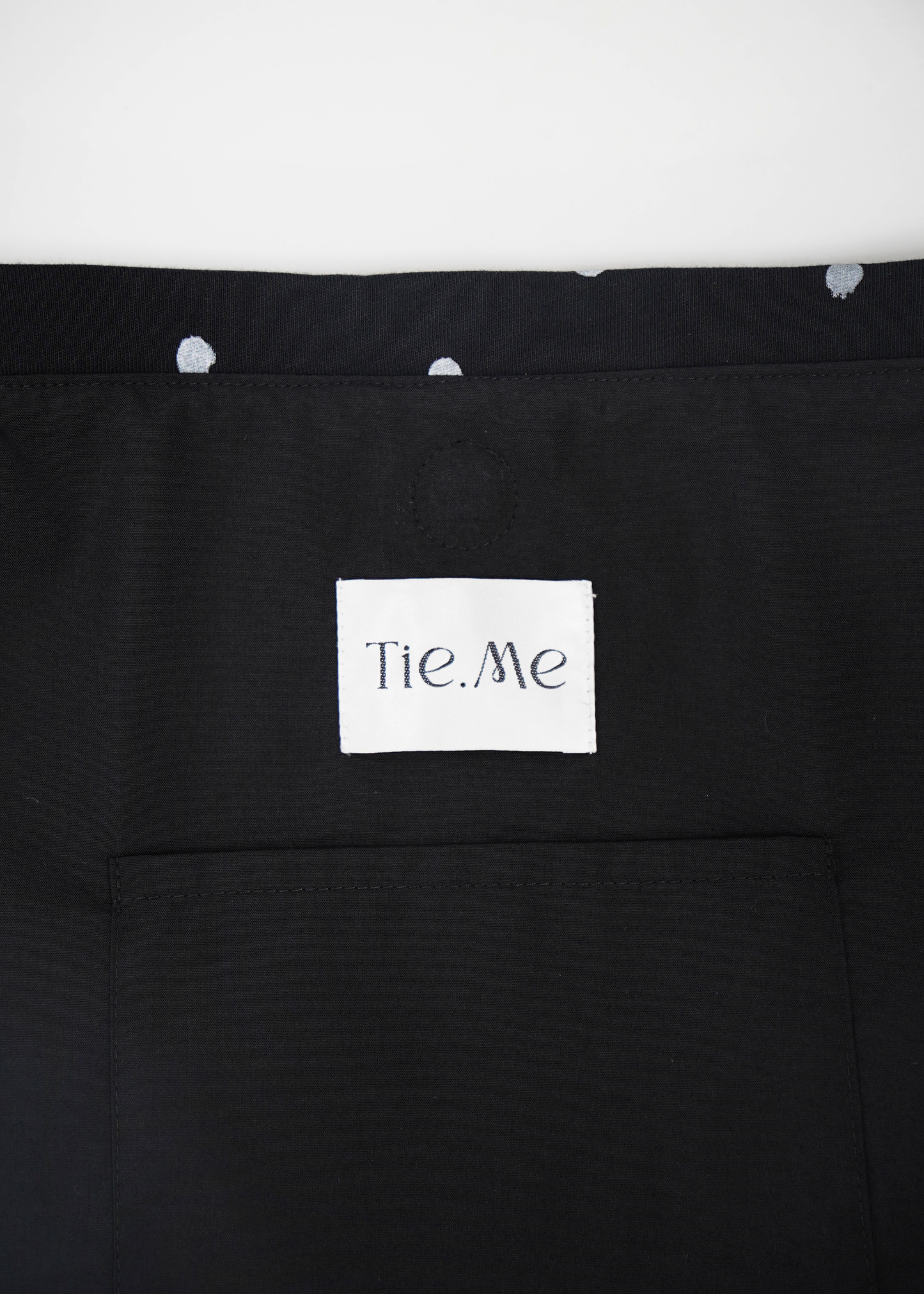 dot frill 2-way tote bag