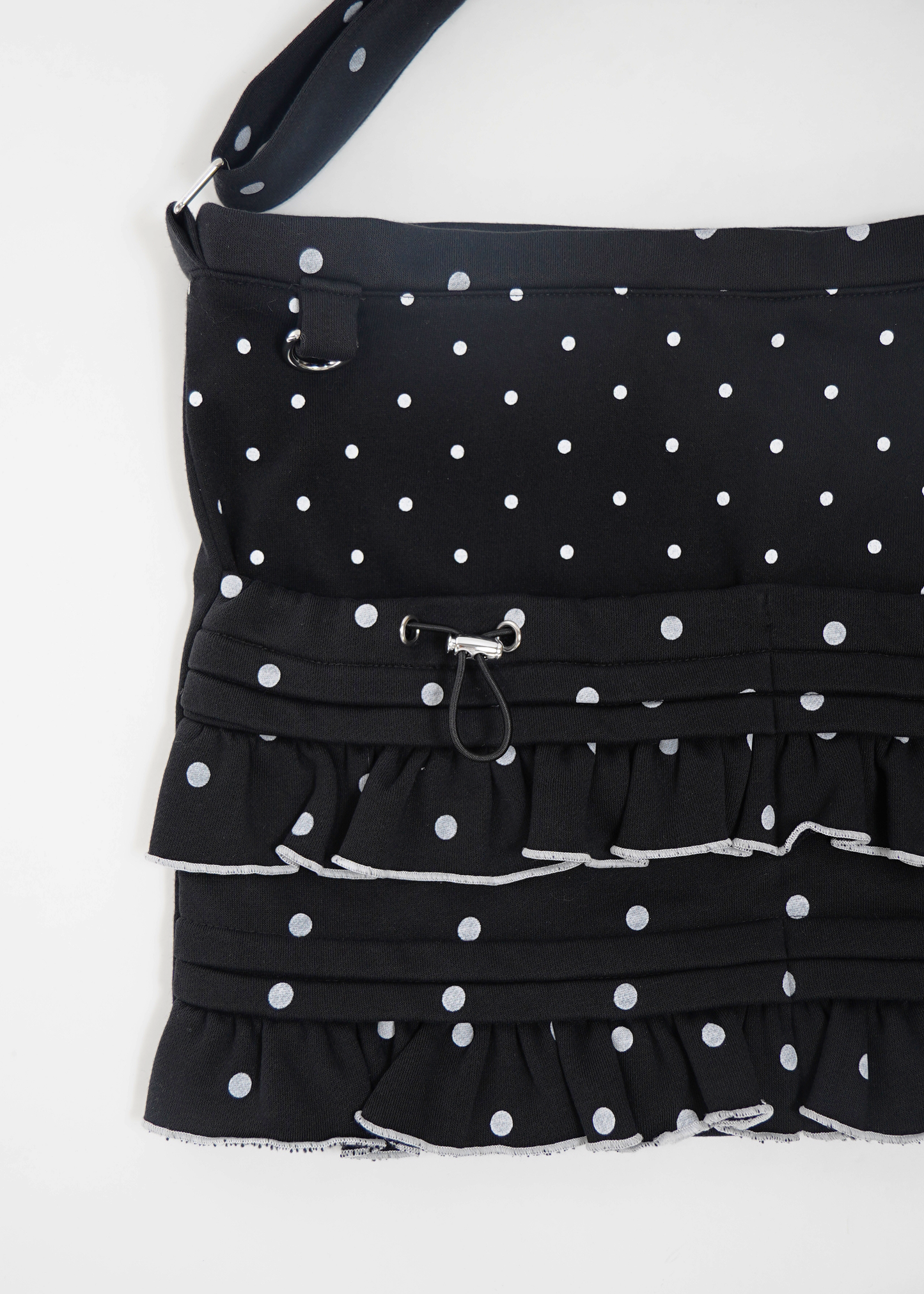 dot frill 2-way tote bag