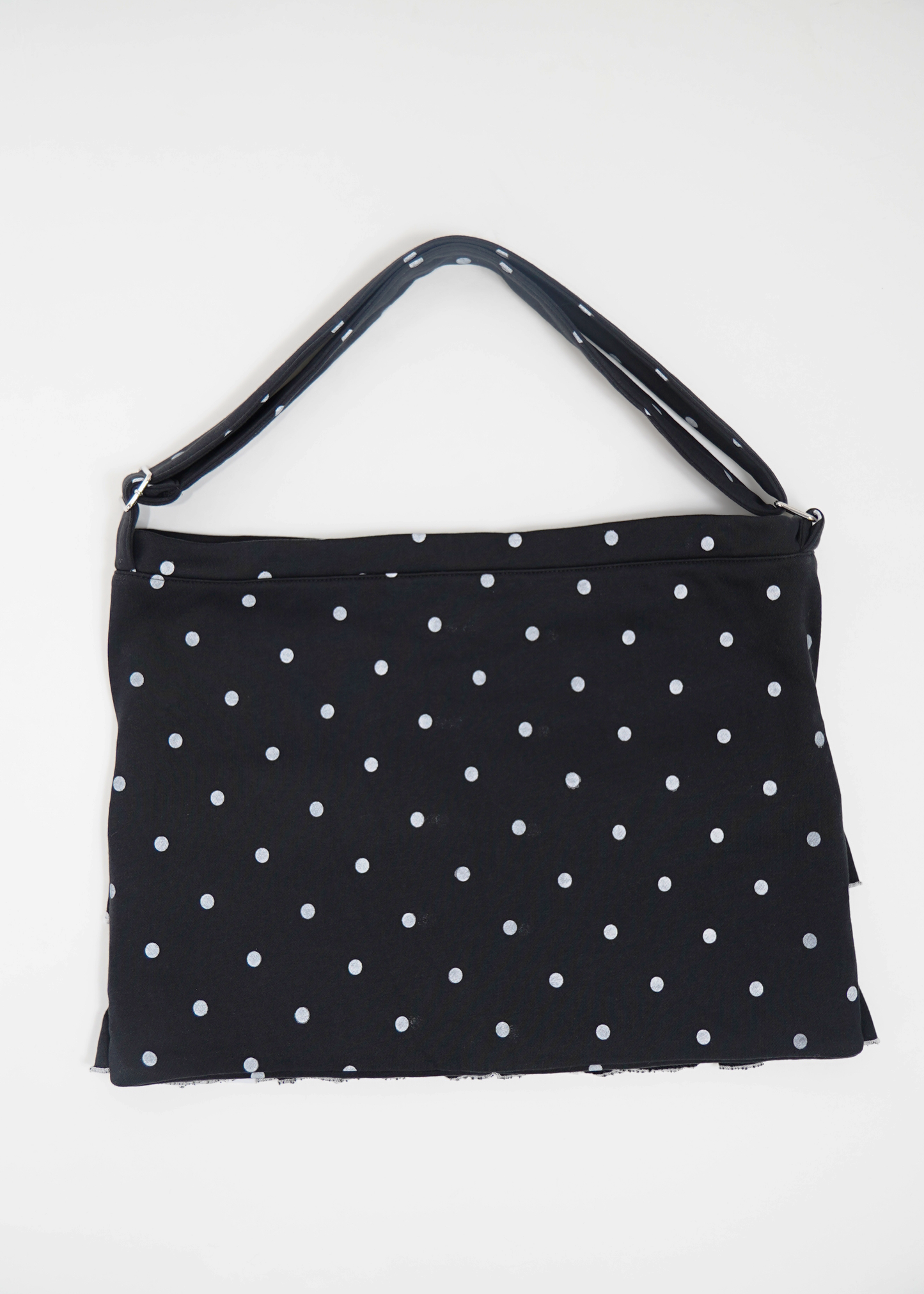 dot frill 2-way tote bag