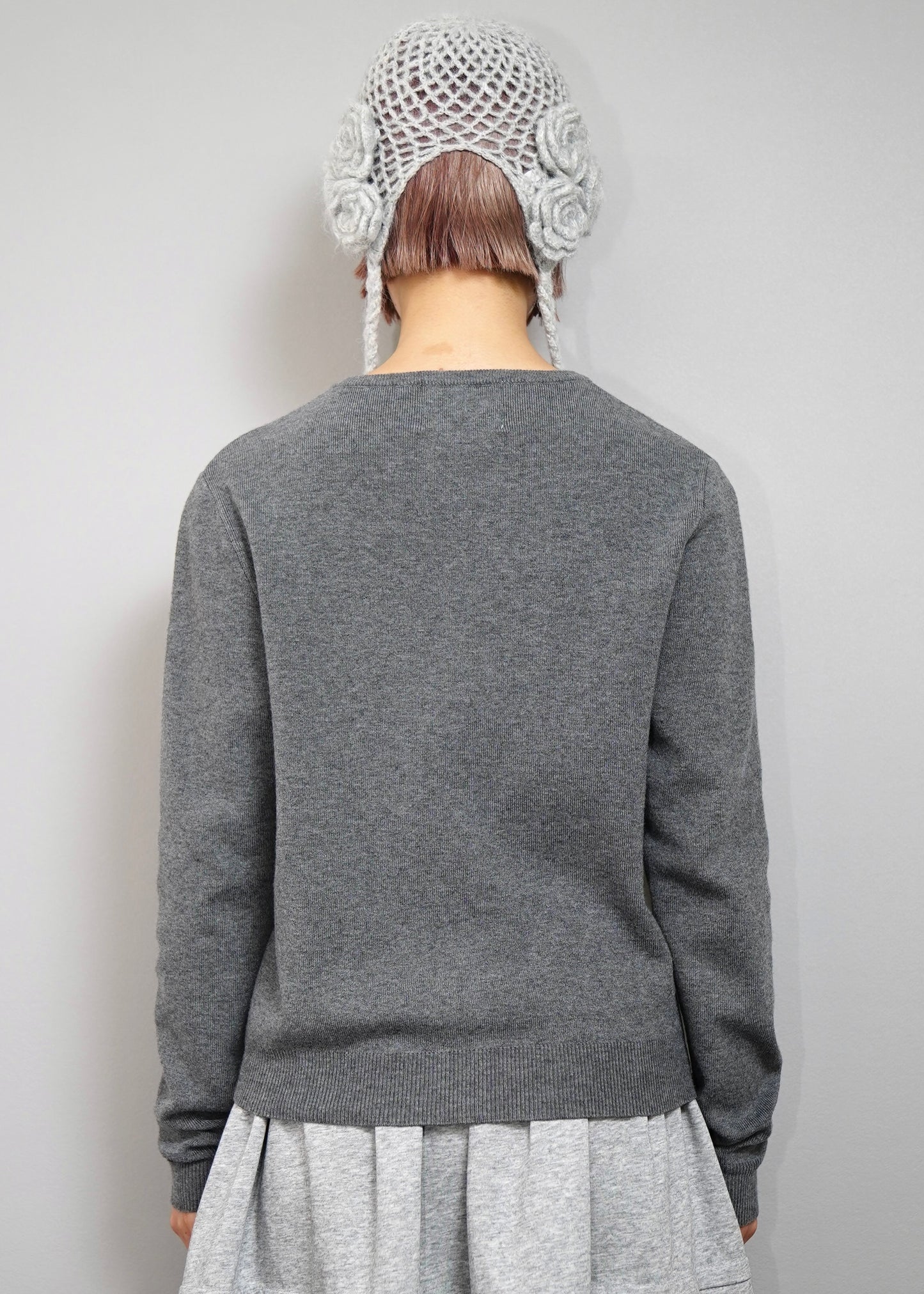 button up knit-boxy fit