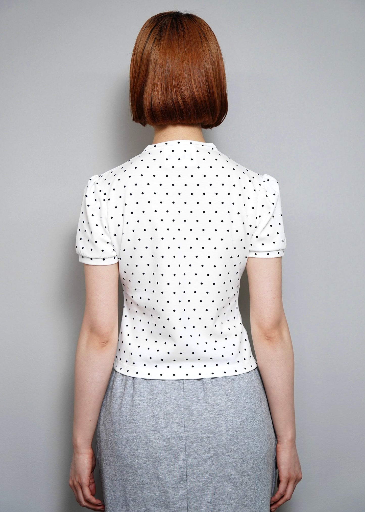 button up T-shirt-dot