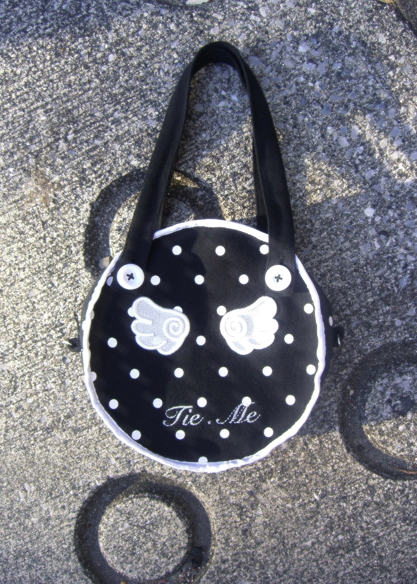 wings button 2way bag