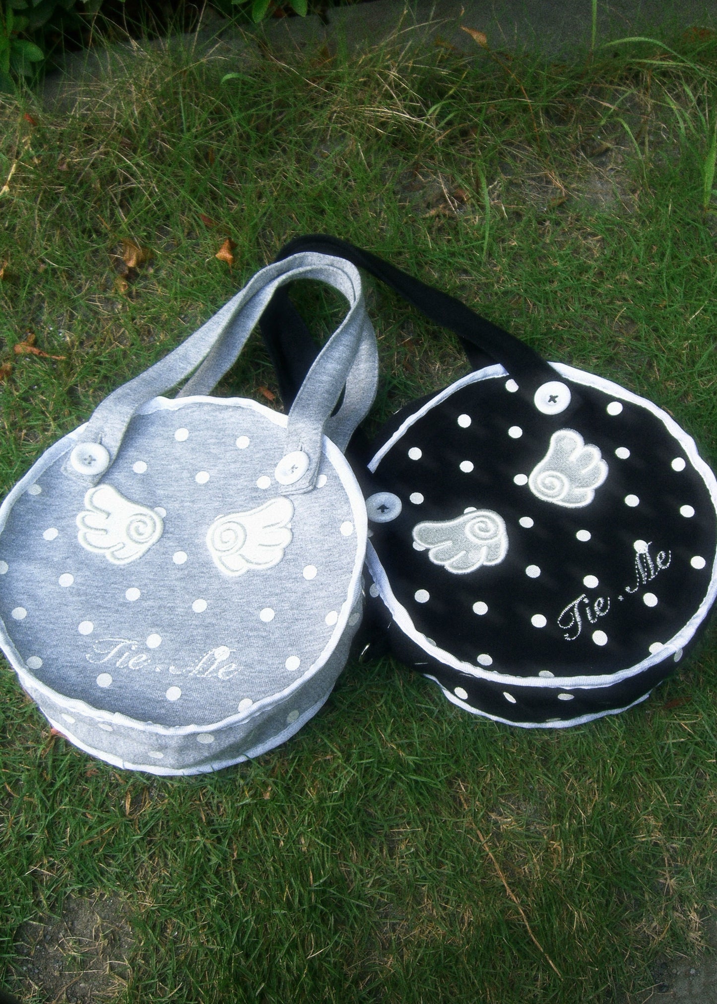 wings button 2way bag