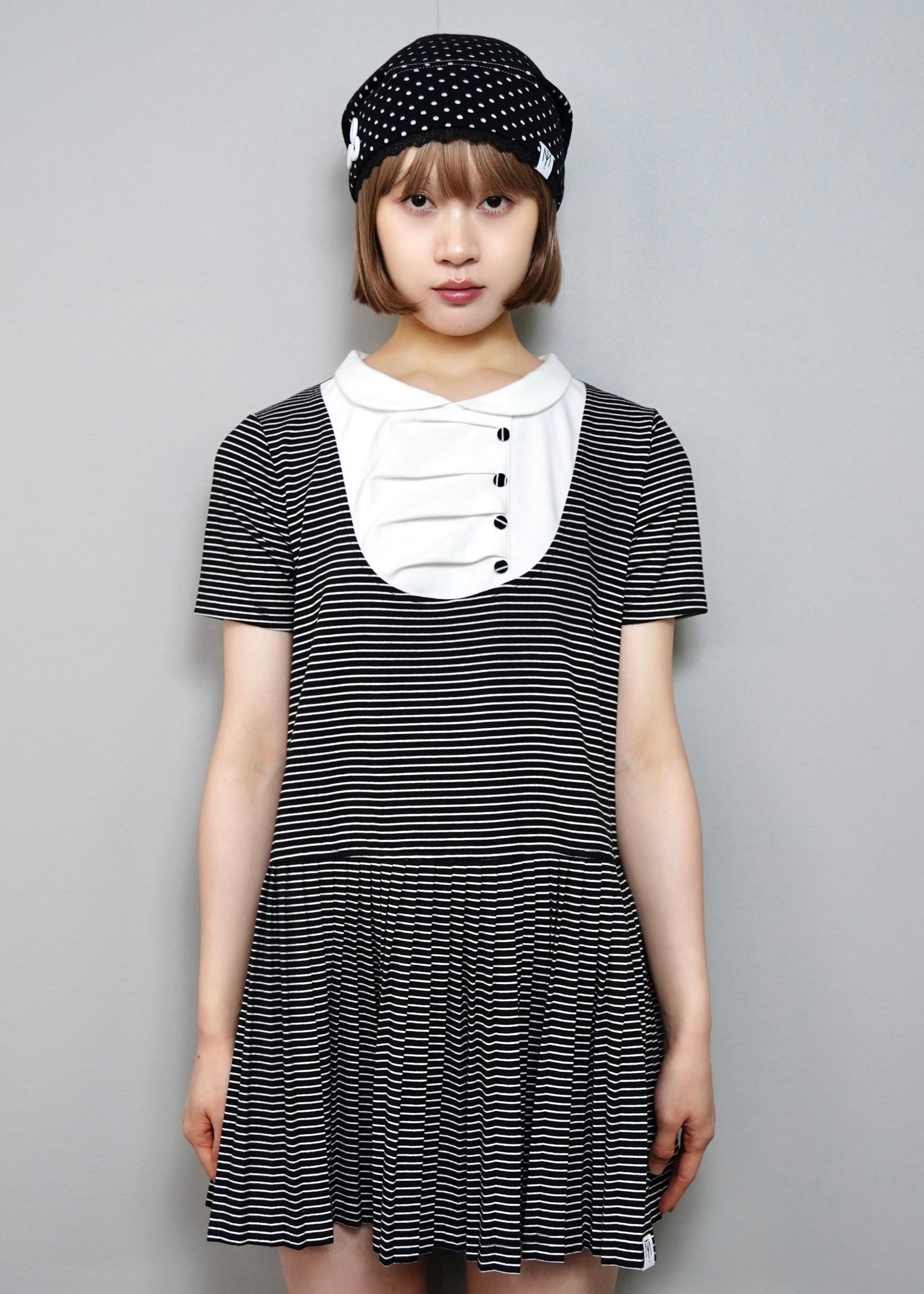 button up yoke dress
