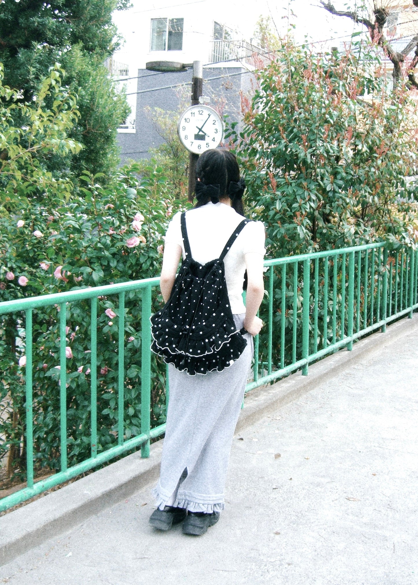 dot frill knapsack