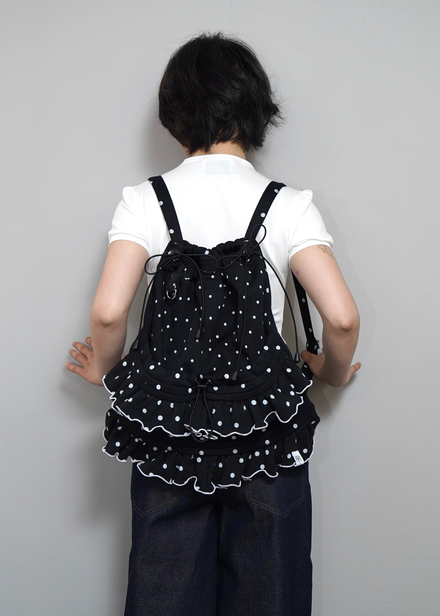 dot frill knapsack