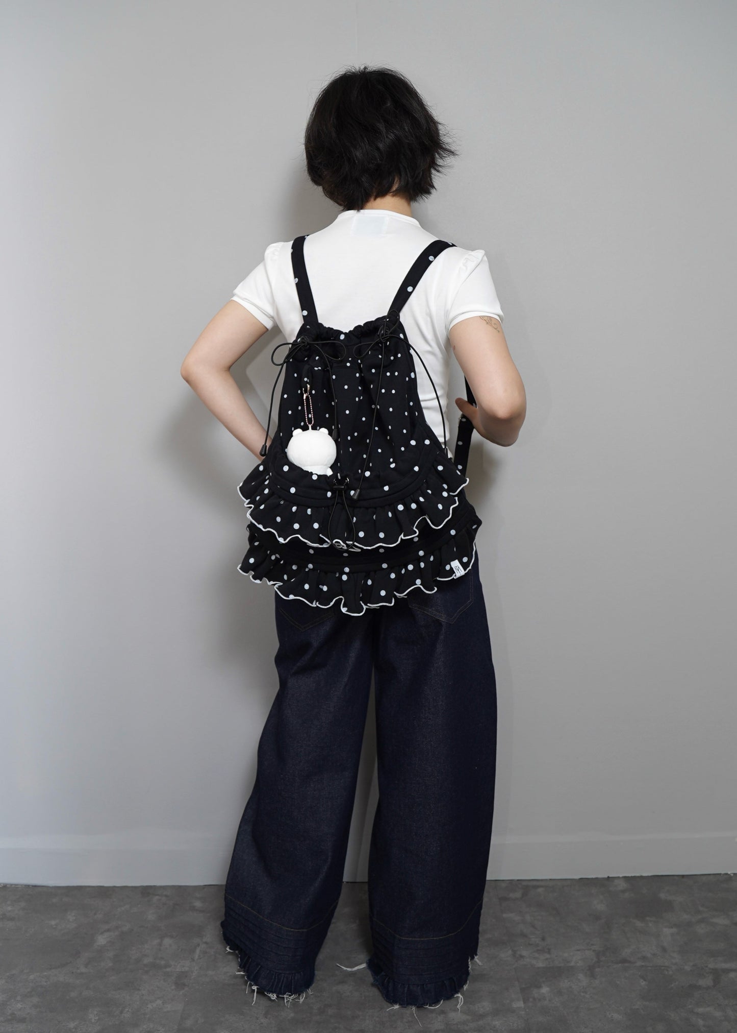 dot frill knapsack